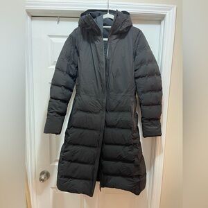 Lululemon Sleet Street Long Down Jacket - Black Size 12
